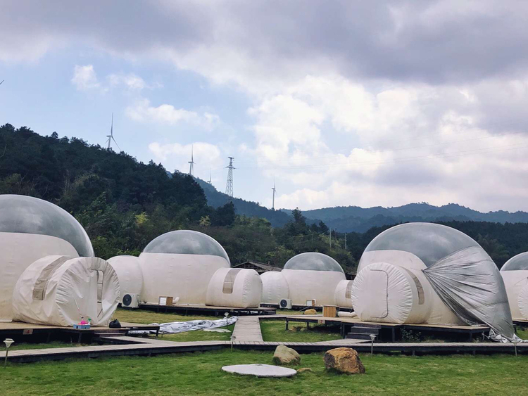 星空露营 广西南宁首家网红星空泡泡屋
