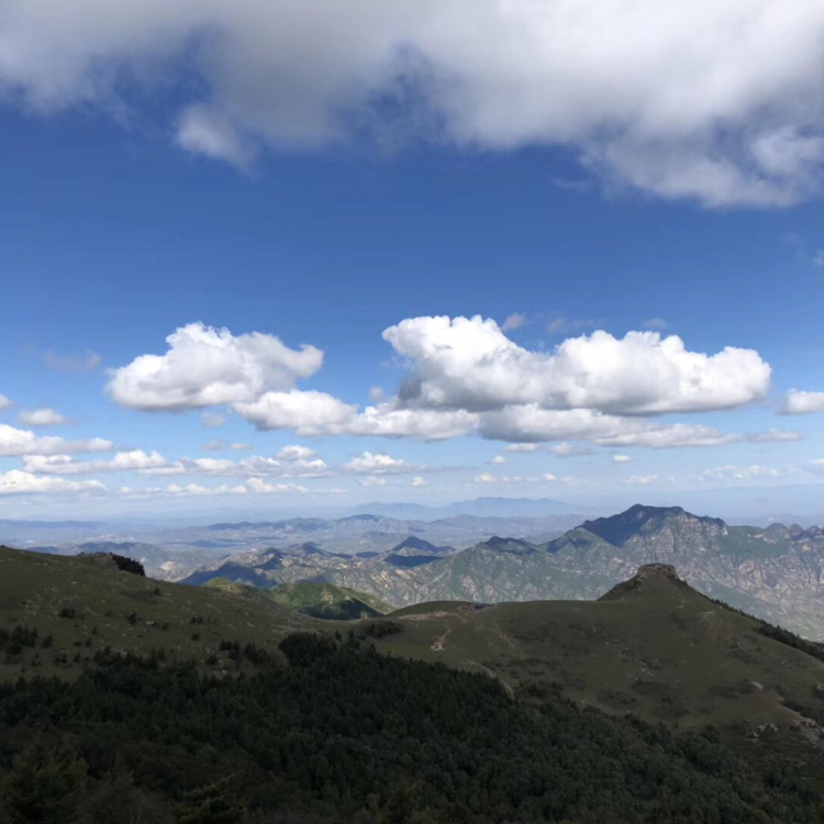 京城第一高峰—灵山 它的主峰海拔2303米